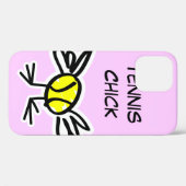 Pink iPhone Gehäuse mit Tennisdesign Case-Mate iPhone Hülle (Rückseite (Horizontal))