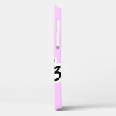 Pink iPhone Gehäuse mit Tennisdesign Case-Mate iPhone Hülle (Rückseite / Links)