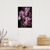Pink Ire Blume Art Print Poster (Küche)