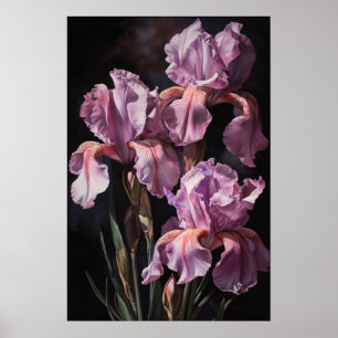 Pink Ire Blume Art Print Poster