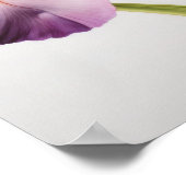 Pink Ire Blume Art Print Poster (Ecke)