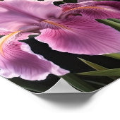 Pink Ire Blume Art Print Poster (Ecke)