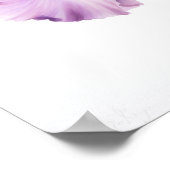 Pink Ire Blume Art Print Poster (Ecke)