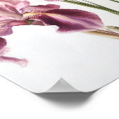 Pink Ire Blume Art Print Poster (Ecke)