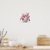 Pink Ire Blume Art Print Poster (Küche)