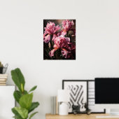 Pink Iris Blume Art Print Poster (Heimbüro)