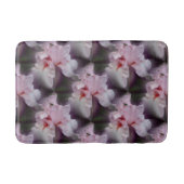 Pink Iris Blume Pattern Badematte (Vorderseite)
