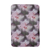 Pink Iris Blume Pattern Badematte (Vorderseite Vertikal)