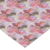 PINK IRIS KURZ TABLE RUNNER KURZER TISCHLÄUFER (Ecke)