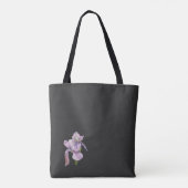Pink Iris Liebe Mütter Tag Tasche (Rückseite)