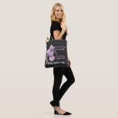 Pink Iris Liebe Mütter Tag Tasche (Am Model)