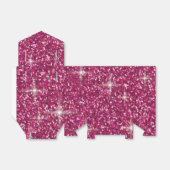Pink-irisierender Glitzer Geschenkschachtel (Ungefaltet)