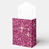Pink-irisierender Glitzer Geschenkschachtel (Geöffnet)