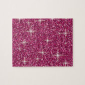 Pink-irisierender Glitzer Puzzle (Horizontal)
