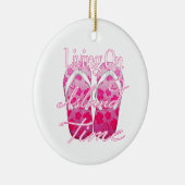 Pink Island Time Keramik Ornament (Rechts)