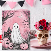 Pink ist das neue orangefarbene Ghost & Pumpkin Ha Karte