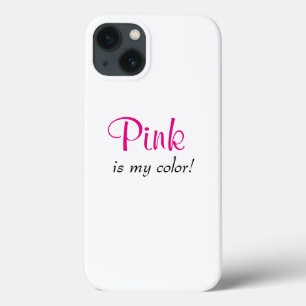 Pink ist meine Farbe Süße Mädchen-Zitat Case-Mate iPhone Hülle