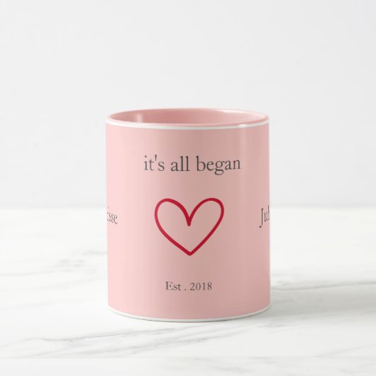 Pink it all began tasse (Zentrum)