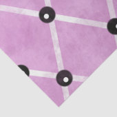 Pink Ivory Lattice Studs Funky Pattern Decoupage Seidenpapier (Detail)