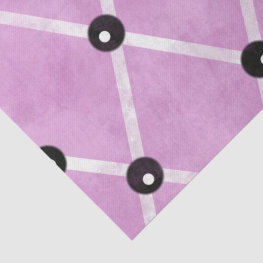 Pink Ivory Lattice Studs Funky Pattern Decoupage Seidenpapier (Detail)