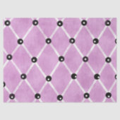 Pink Ivory Lattice Studs Funky Pattern Decoupage Seidenpapier (Vorderseite)