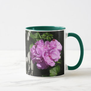 Pink Ivy Geranium Tasse