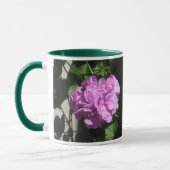 Pink Ivy Geranium Tasse (Links)