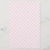 Pink Jackrabbit Mongram Letter J Lined Briefpapier (Rückseite)