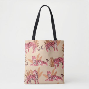 Pink Jaguar: Niedlich Vintag, nahtlos Tasche