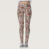 Pink Jamun Fruit Pattern Leggings (Vorderseite)