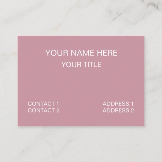 Pink Jamun Fruit Pattern Visitenkarte (Rückseite)