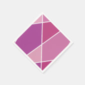 Pink JanaiCreates Color Collection Paper Napkin Serviette (Ecke)