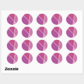 Pink JanaiCreates Color Collection Stickers (Blatt)