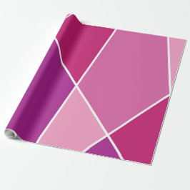 Pink JanaiCreates Color Collection Wrapping Paper Geschenkpapier