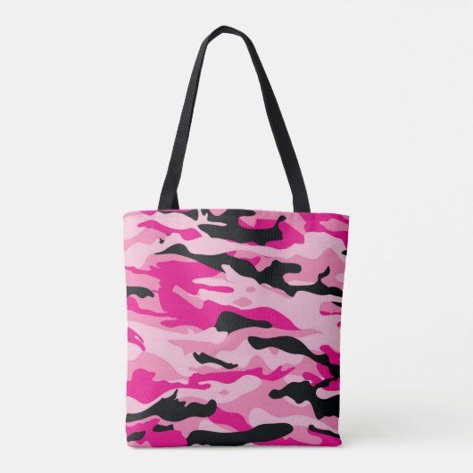 Pink Jane Military Camouflage Celebration Party Tasche (Rückseite)