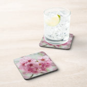 Pink Japanisch Cherry Blossom Getränkeuntersetzer (Rechte Seite)