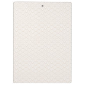 Pink Japanisches Muster Personalisiert Office Gesc Klemmbrett (Rückseite)