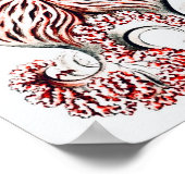 Pink Jellifish - Ernst Haeckel Poster (Ecke)