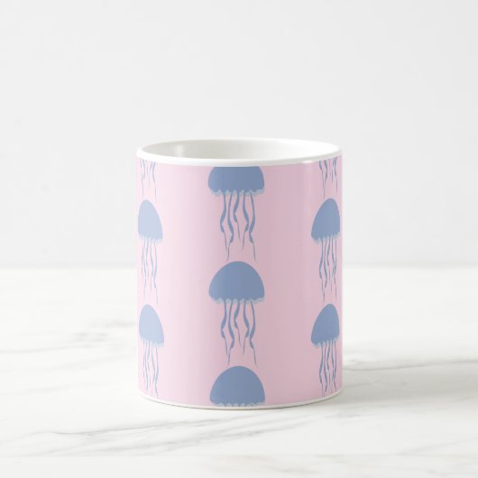 Pink Jelly Fish  Kaffeetasse (Mittel)