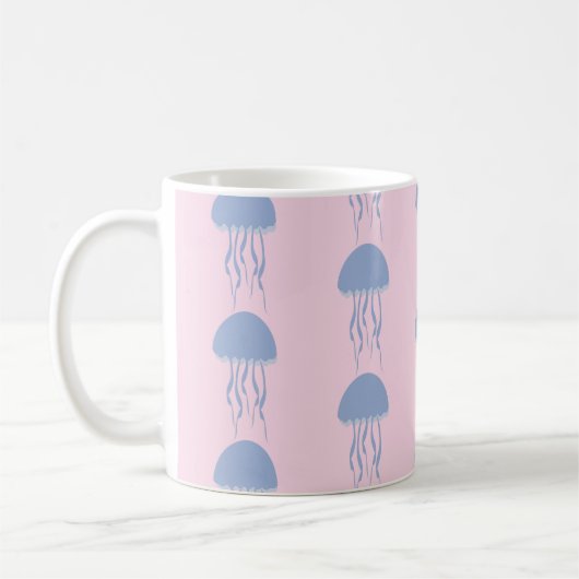Pink Jelly Fish  Kaffeetasse (Links)