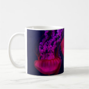 PINK JELLY FISH UNTER DEM MEER KAFFEETASSE