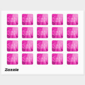 Pink Jewel Tones Save the Date Stickers (Blatt)