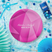 Pink Jewel Tones Wedding Paper Teller (Party)