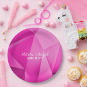 Pink Jewel Tones Wedding Paper Teller (Party)