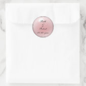 Pink Jewele Pearl Wedding Stickers (Tasche)