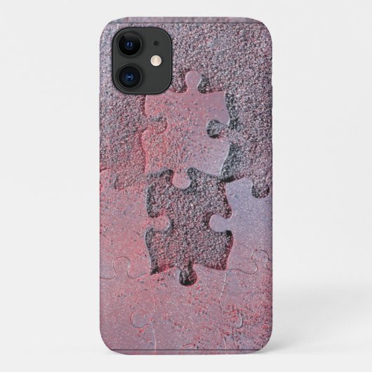 Pink Jigsaw Puzzle for Autismus Awareness Month Case-Mate iPhone Hülle (Rückseite)