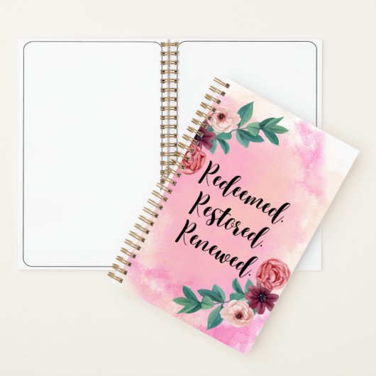 Pink Journal erlöst. Wiederhergestellt. erneuert Notizblock (Innen)