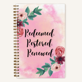 Pink Journal erlöst. Wiederhergestellt. erneuert Notizblock