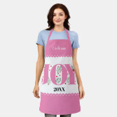 Pink Joy mit Beeren Weihnachts-Foto Schürze (Getragen)
