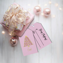 Pink Joyoux Weihnachten Geschenkanhänger
